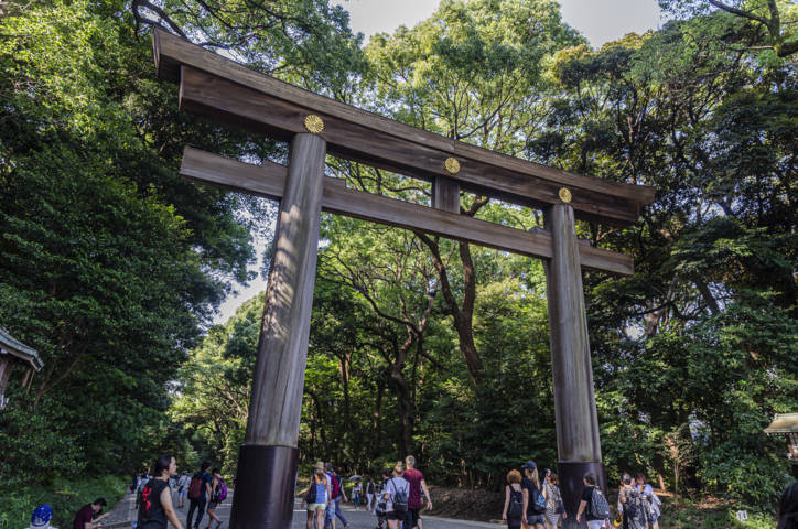 98 - Tokyo - barrio de Shibuya - santuario de Meiji-jingu